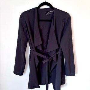 Have Women’s Tie Front Elastic Back Long Sleeve Black Blazer Size Small